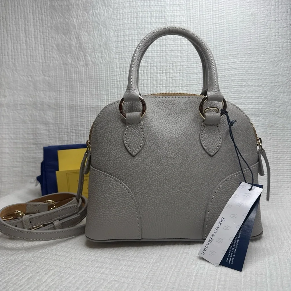 Dooney & Bourke Bluca Pebbled Small Satchel - Picture 4 of 5